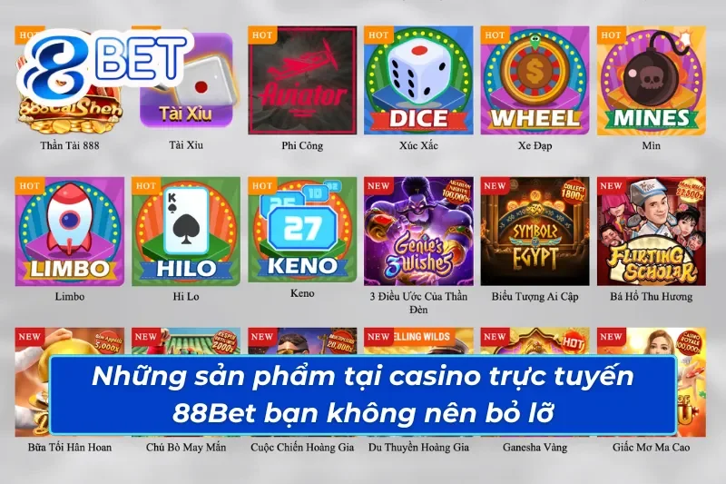 Casino 88Bet - Địa Chỉ Cá Cược Online Hàng Đầu Thị Trường 5 Một số game bài phổ biến tại casino 88Bet