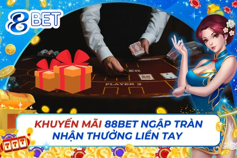Khuyến Mãi 88BET Ngập Tràn - Nhận Thưởng Liền Tay 1 Khuyến Mãi 88BET