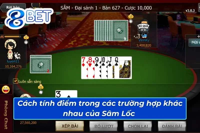 Sâm Lốc 88Bet - Tựa Game Bài Đổi Thưởng Vạn Người Mê 4 Chi tiết cách tính điểm trong game bài Sâm Lốc 88Bet